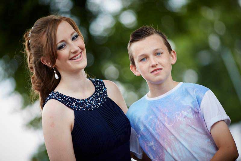 Charlotte and Aidan Prom Day 2014